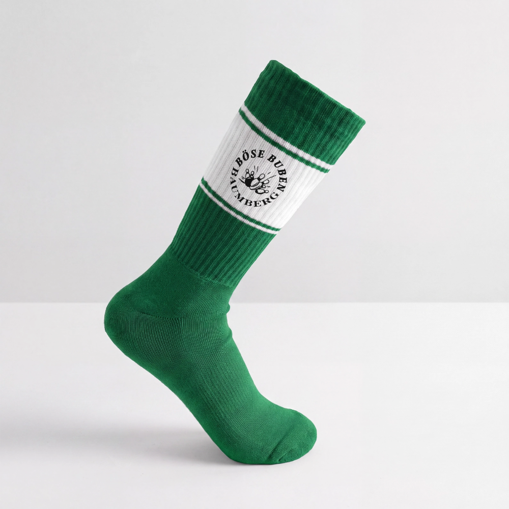 Böse Buben Tennissocken - Weiß/Grün