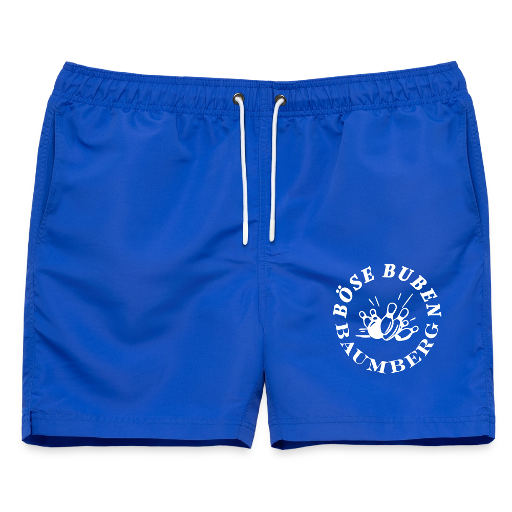 Böse Buben Badeshorts - Royalblau