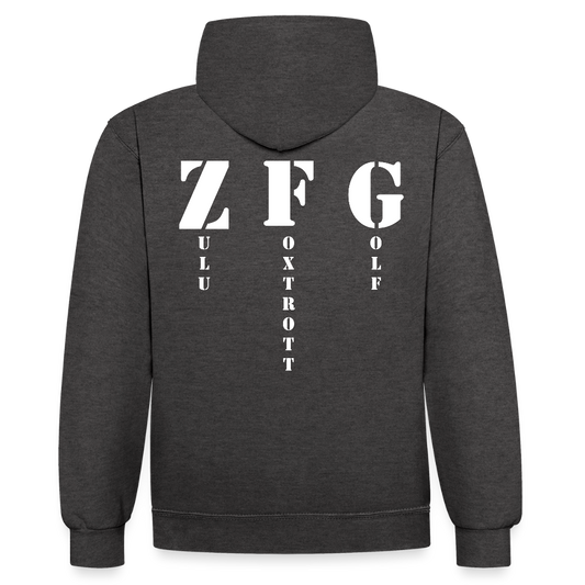 Hoodie ST - Anthrazit/Schwarz