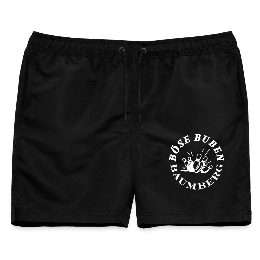 Böse Buben Badeshorts - Schwarz