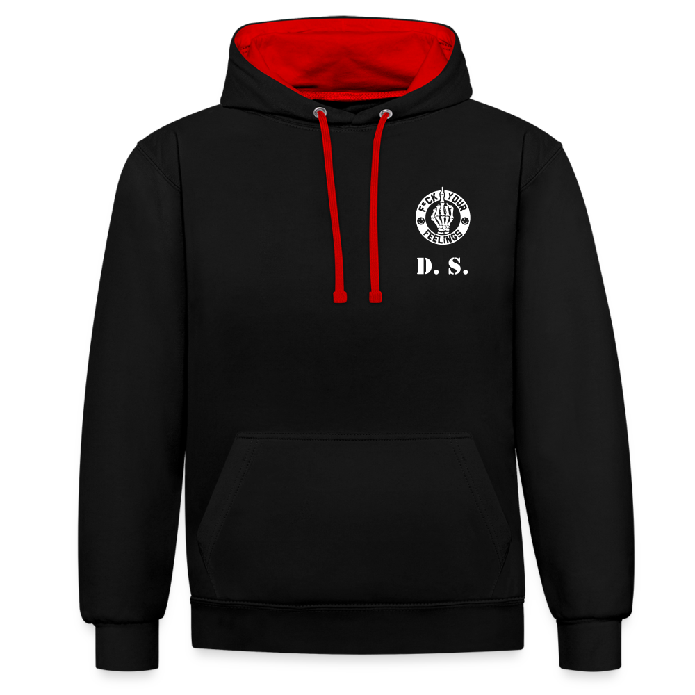 Hoodie  DS - Schwarz/Rot
