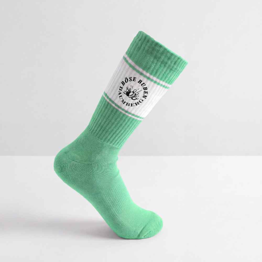 Böse Buben Tennissocken - Weiß/Mint