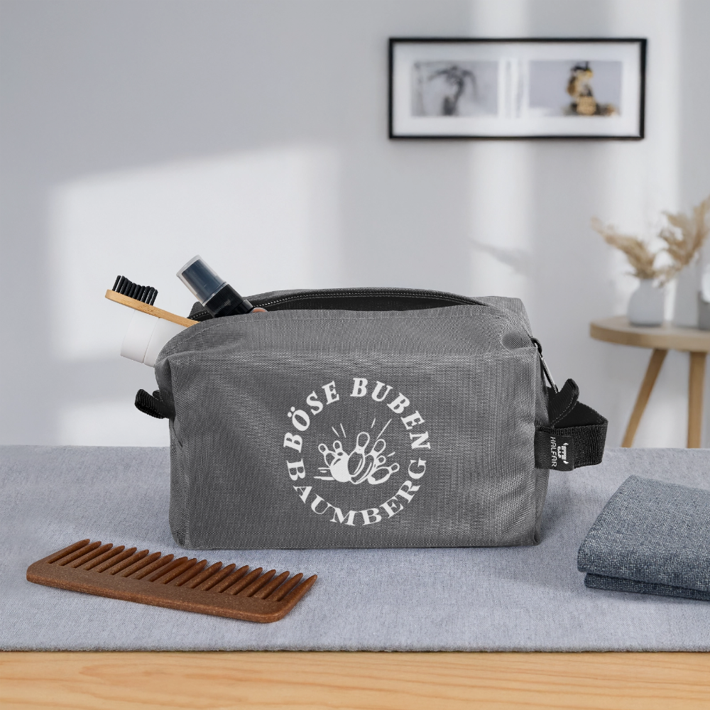 Böse Buben Kulturtasche - Anthrazit