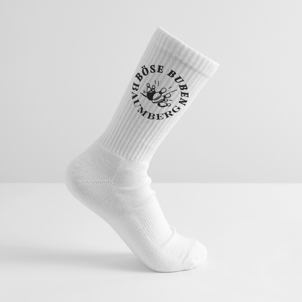 Böse Buben Tennissocken weiß - Weiß