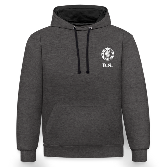 Hoodie  DS - Anthrazit/Schwarz