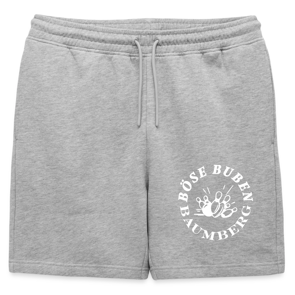 Böse Buben Sweatshorts - Grau meliert