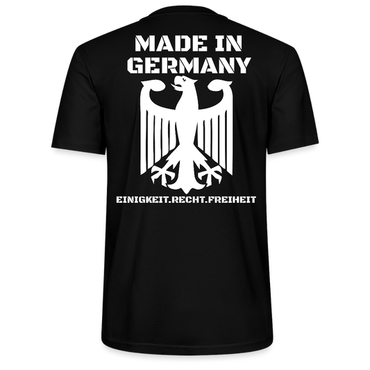Made in Germany mit Namen T-Shirt - Schwarz