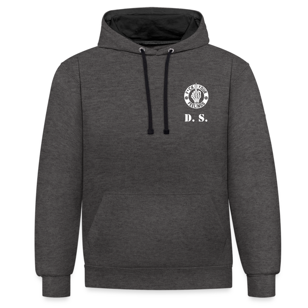 Hoodie  DS - Anthrazit/Schwarz