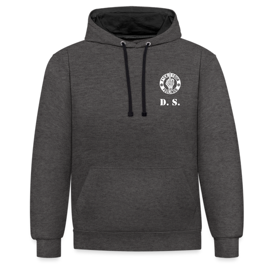 Hoodie  DS - Anthrazit/Schwarz