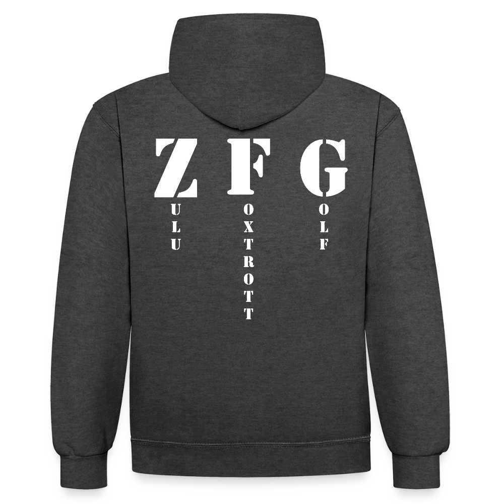 Hoodie ML - Anthrazit/Schwarz