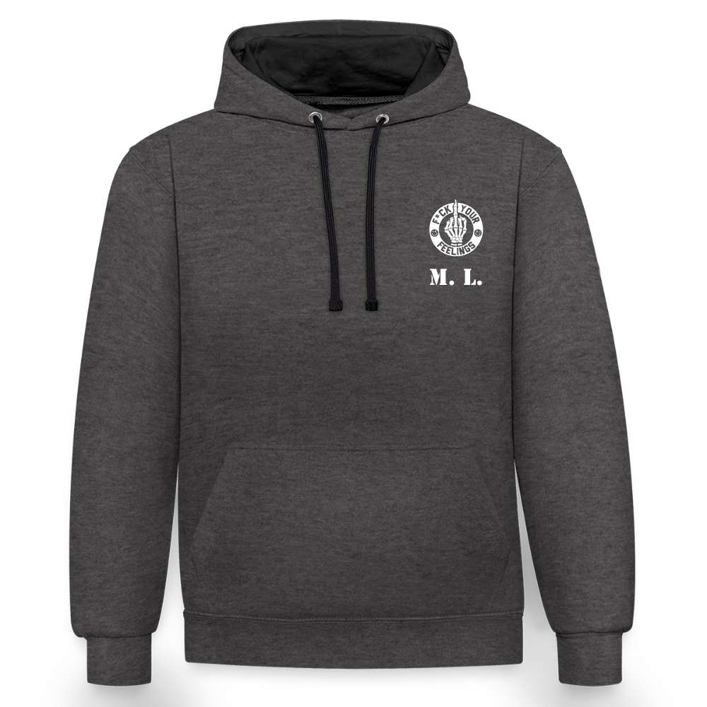 Hoodie ML - Anthrazit/Schwarz