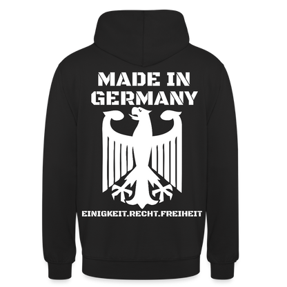 Made in Germany mit Namen Hoodie - Schwarz