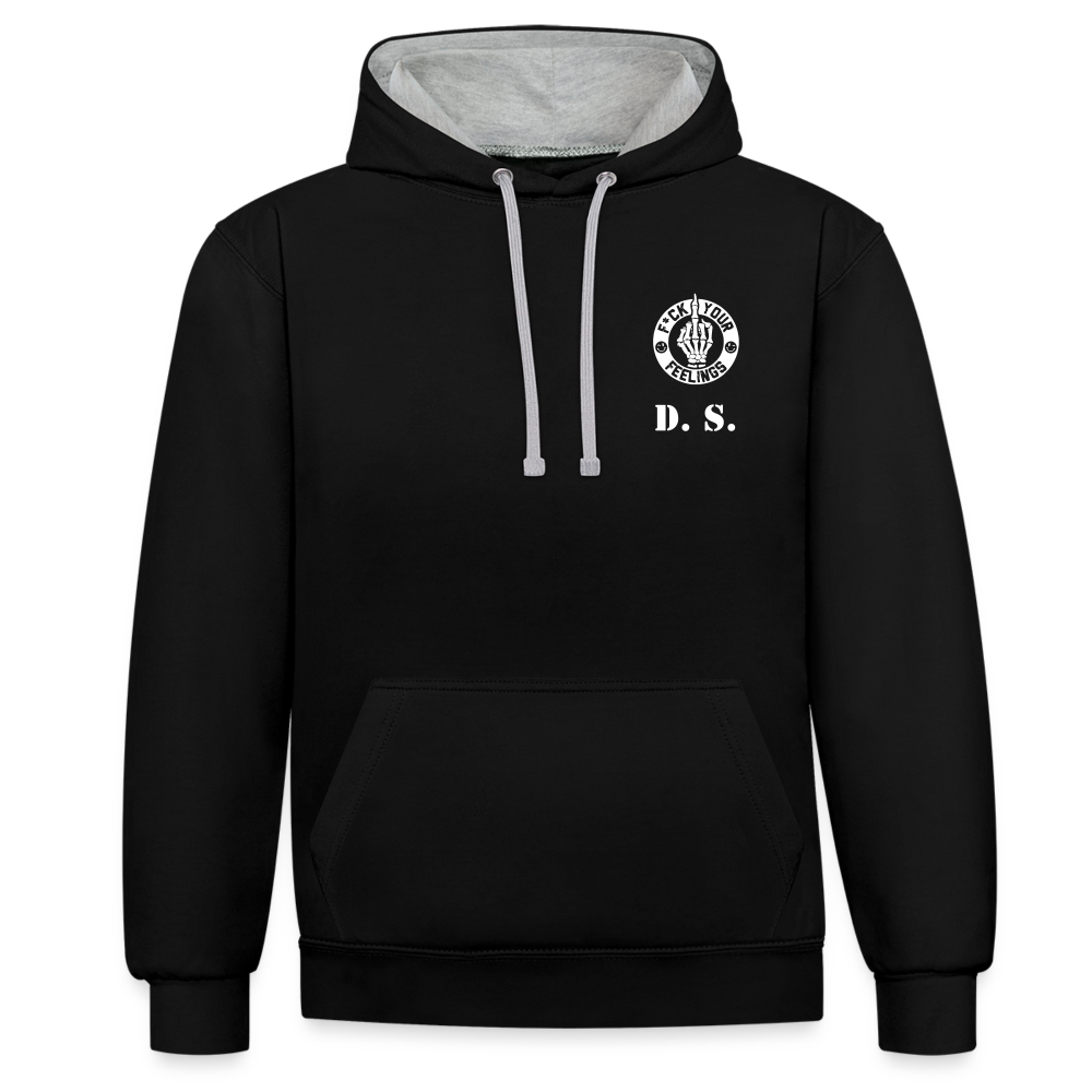 Hoodie  DS - Schwarz/Grau meliert