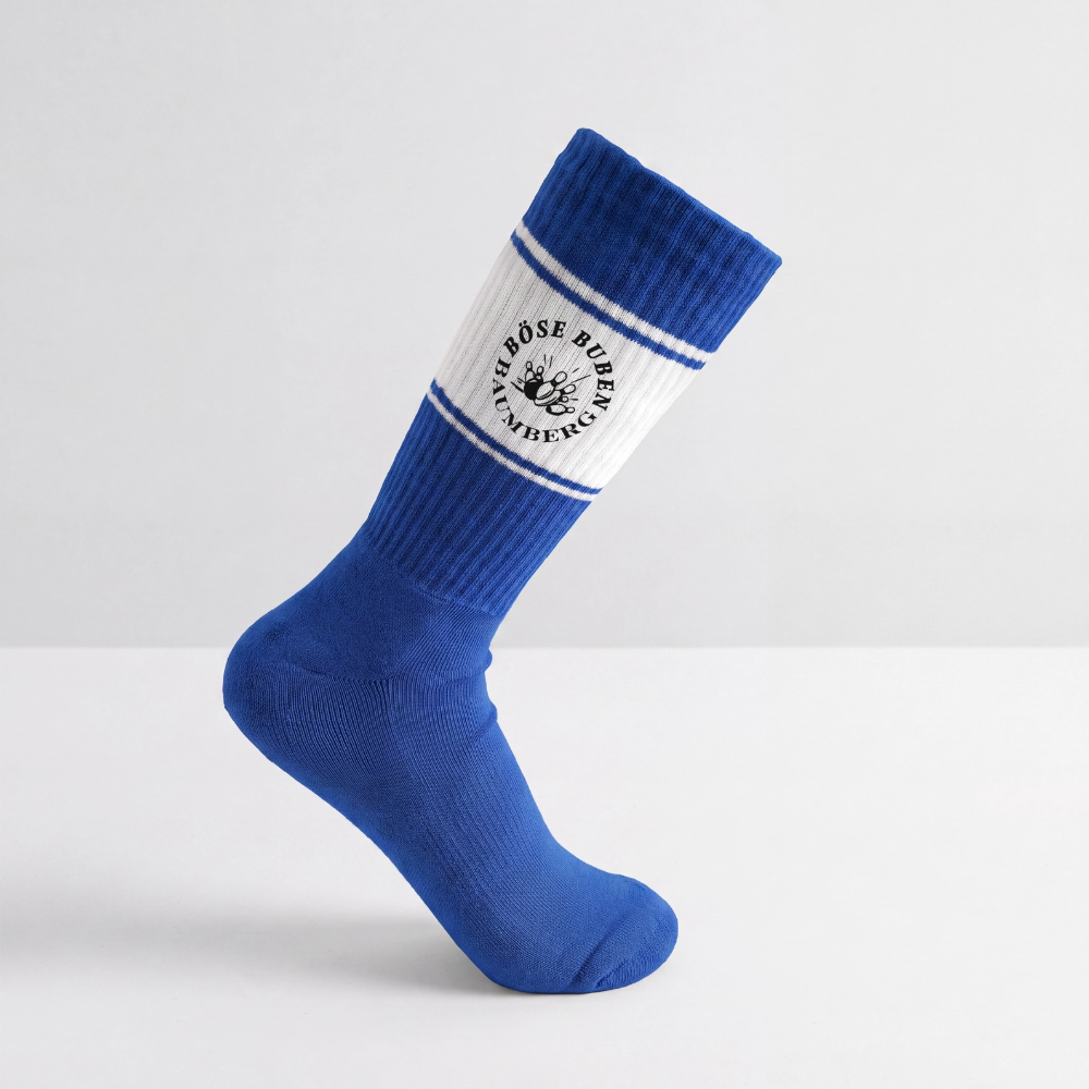 Böse Buben Tennissocken - Weiß/Blau